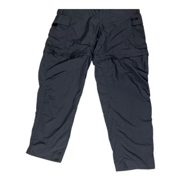 REI UPF 50+ Women Grey Convertible Cargo Pants Size 8 Belted Zipper Leg Outdoor - Picture 5 of 15